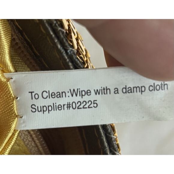 Gold Mesh Chainmail Coin Purse Miniature Handbag with Long Chain NWOT - Picture 4 of 7